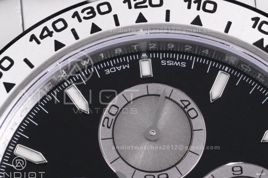 Silver VSF Black Edition 1:1 Weight Oyster 126509 Bracelet Daytona Dial On Gain DD4131 Sub-dial V3 Best 1129